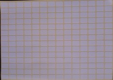 196x KLEBE ETIKETTEN ECKIG