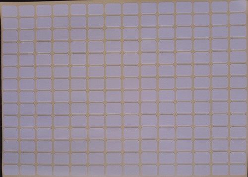 196x klebe etiketten - klebe, eckig