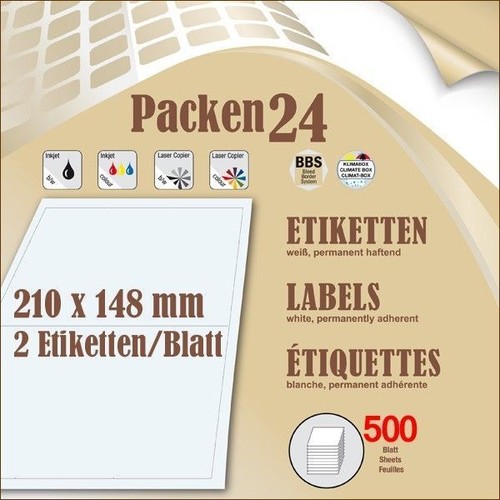 Box 500 blatt packen24 - blatt,