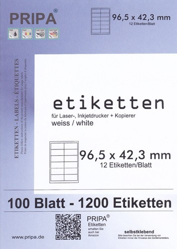 100 blatt 1200 - 100,