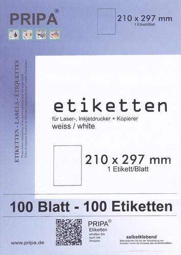100 blatt klebe - 100,