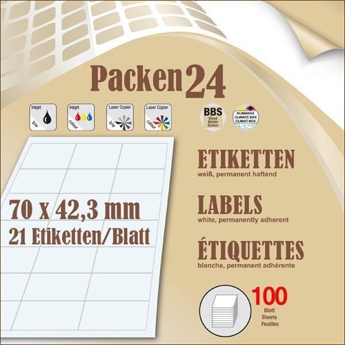 Schachtel 100 blatt - schachtel(n), á