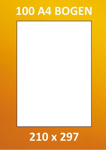 Etiketten 210 297 100 - mm, a4