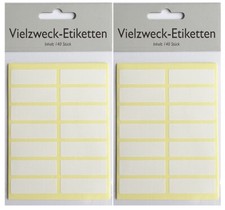 280 Klebeetiketten weiß