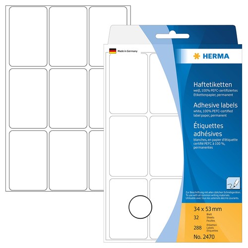 Herma vielzweck etiketten x - etiketten, 34