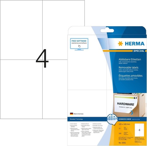 Herma 5082 universal etiketten - herma,