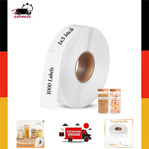 1000 stück etiketten - 1000,