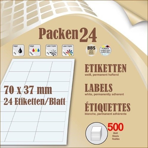 Box 500 blatt packen24 - 500,