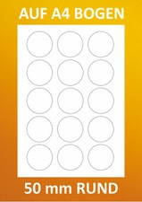 PREMIUM Etiketten 50 mm Rund